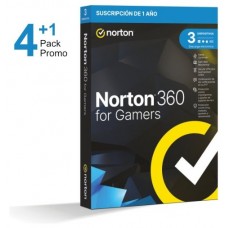 Pack promo 4+1 - Norton 360 For Gamers - Antivirus -
